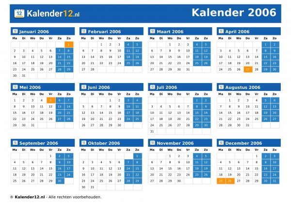 Kalender 2006