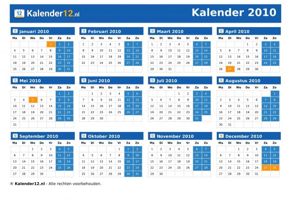 Kalender 2010